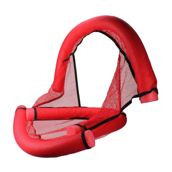 30" Red Water Sports Foam Noodle Fun Seat for Swimming Pool - N/A