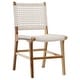 preview thumbnail 1 of 5, Denise Teak Dining Chair, White