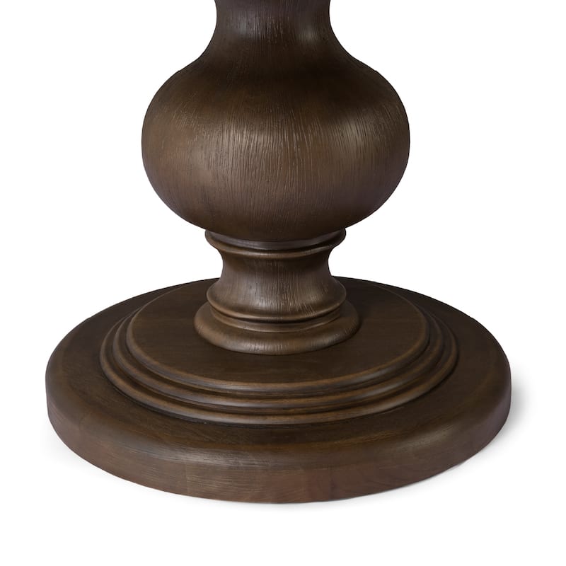 Maven Lane Zola Wooden Dining Table in Brown Finish - N/A