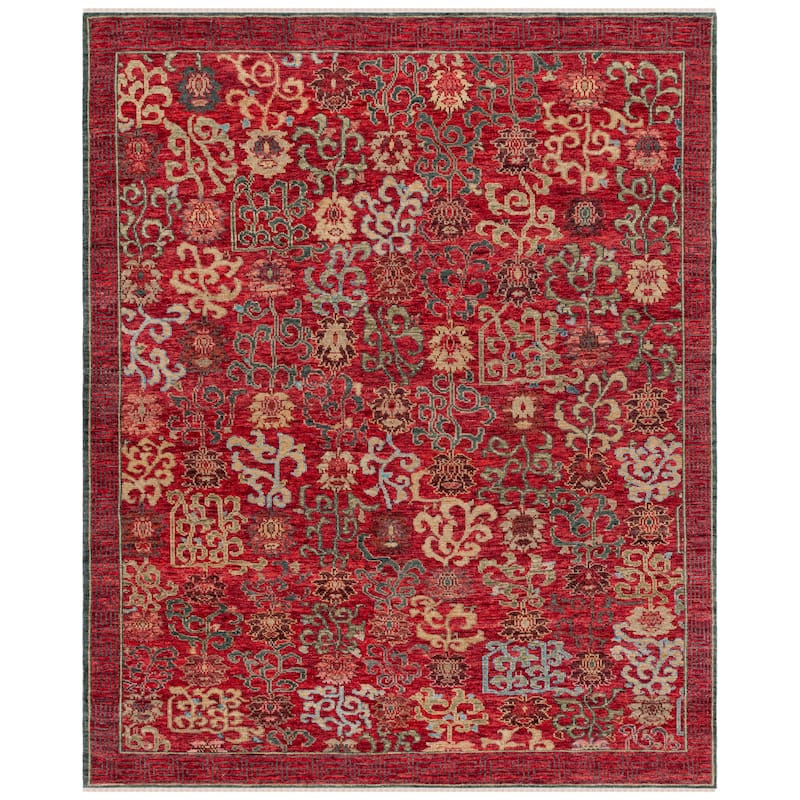SAFAVIEH Hand-Knotted Sultanabad Klaartje Traditional Wool Rug