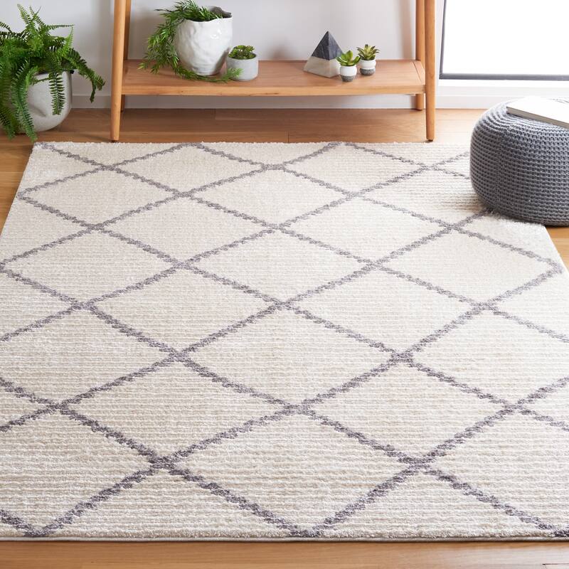 SAFAVIEH Marrakech Amrita Trellis Rug - 8' x 10' - Beige/Grey