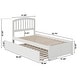 preview thumbnail 85 of 84, Richmond Solid Wood Platform Bed with Footboard & Twin XL Trundle