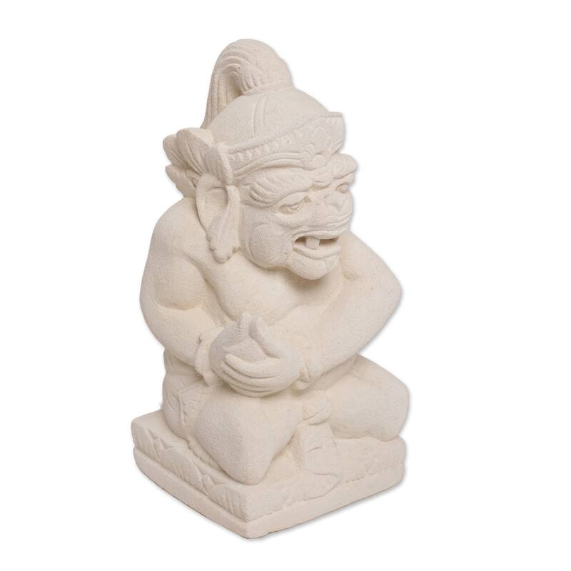 Novica Handmade Merdah Sandstone Sculpture