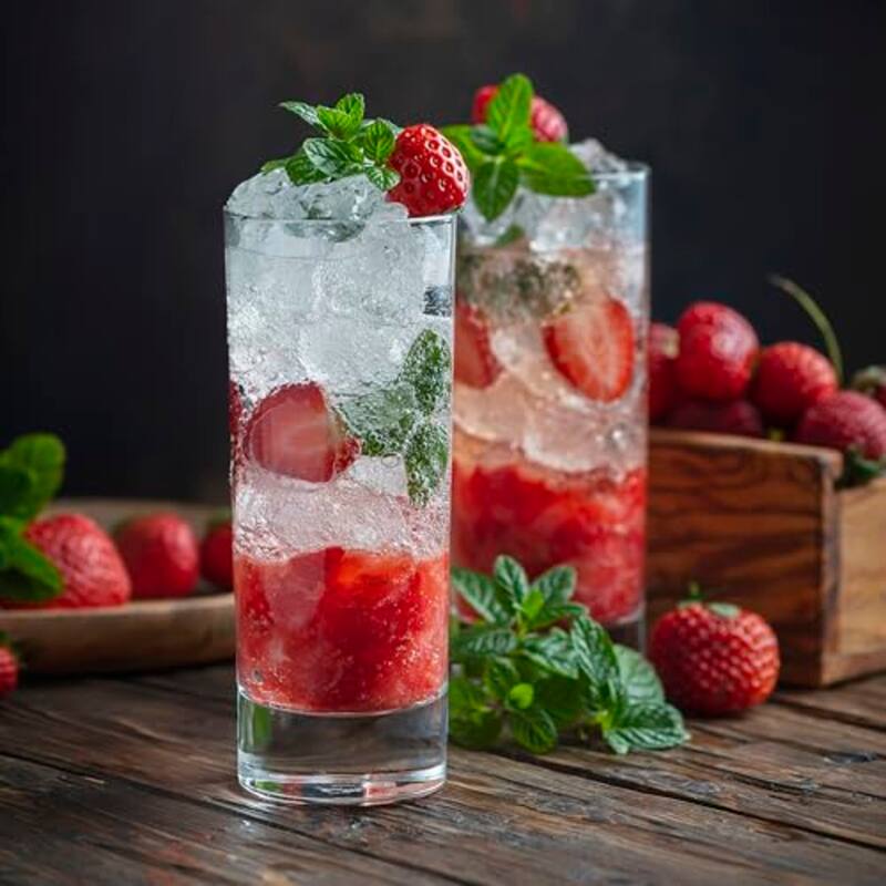 Final Touch Mojito Glass and Muddler Set