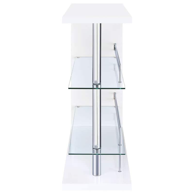 Prescott Contemporary Rectangular Home Bar Table