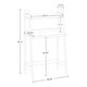 preview thumbnail 6 of 7, RiverRidge Kids Art Table Desk with Ladder Shelf and Open Storage Shelf for Playroom - White