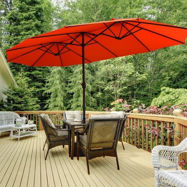 costco portofino umbrella hole patio table Portofino Repose 5-piece Outdoor Patio Modular Sectional Seating Set