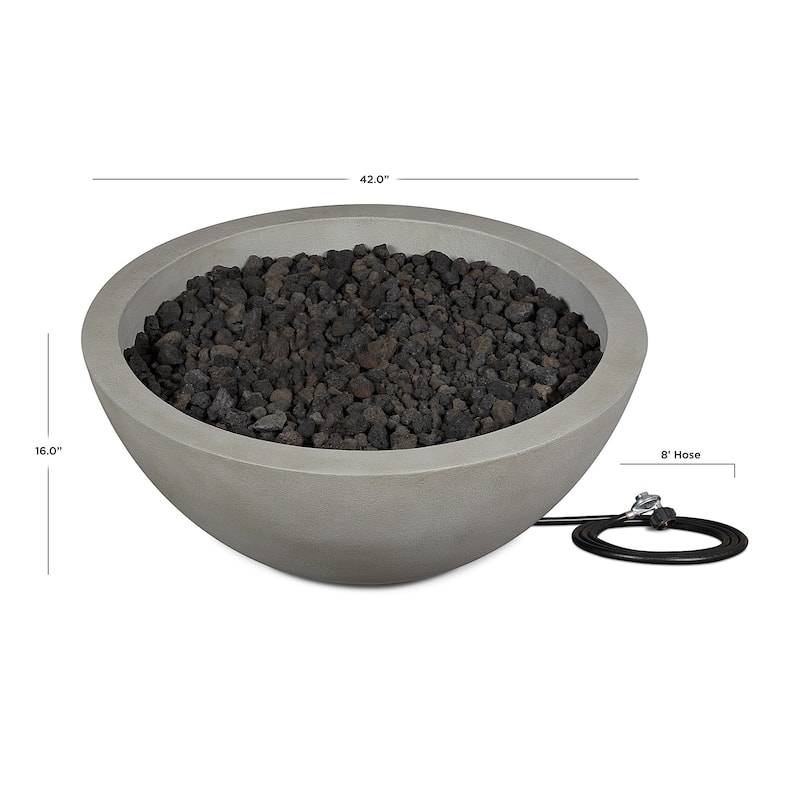 Alta Large Propane Fire Bowl in Shade by Jensen Co - 42 x 42 x 16 - N/A