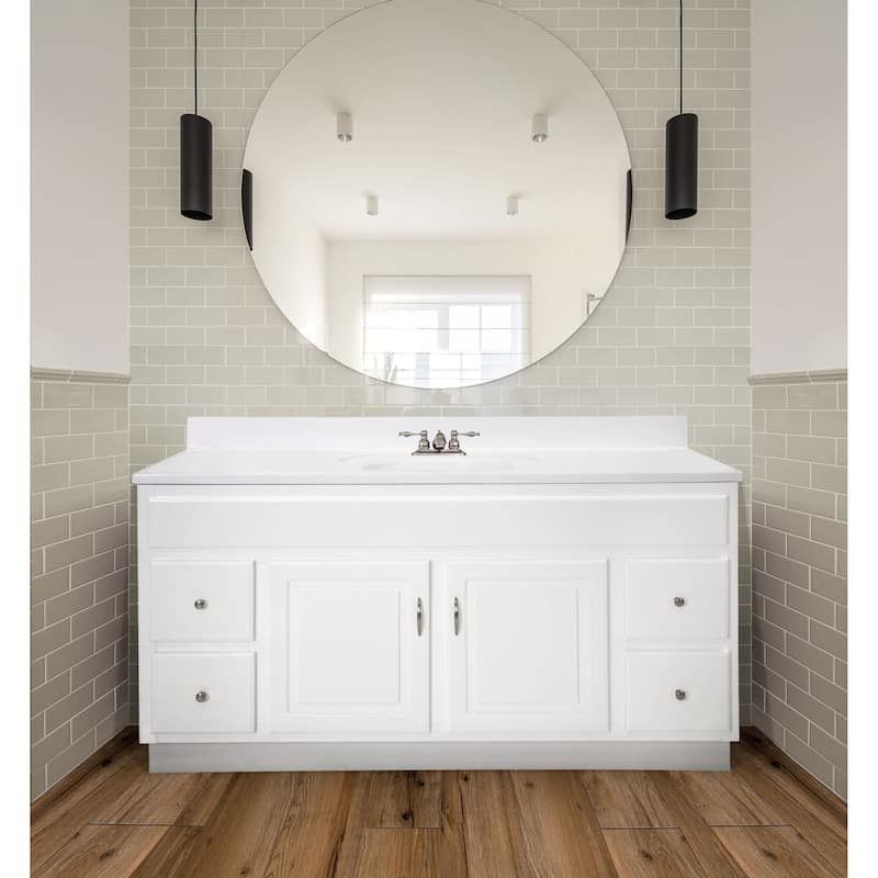 Design House 586446 Concord 60" Free Standing Single Basin Vanity Set