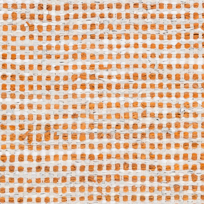 Hand-Woven Canoas Cotton/Leather Area Rug (9' x 13')