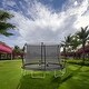 preview thumbnail 8 of 7, 12FT Trampoline with Curved Poles,Safety Net,Ladder,Double-Sided Pad