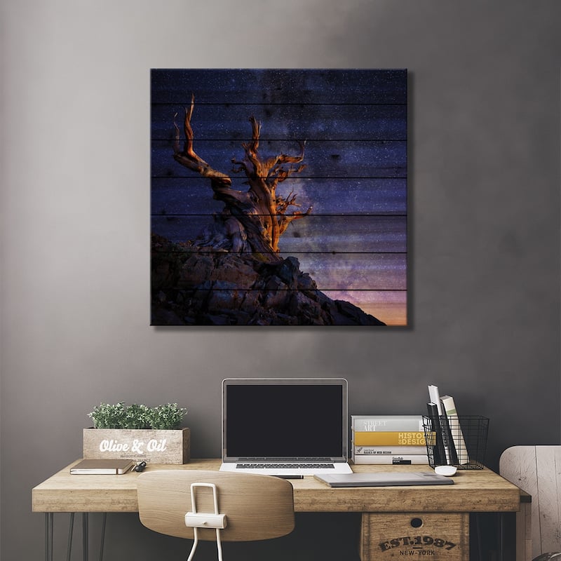 The Ancient Tree Print On Wood by Surjanto Suradji - Multi-Color
