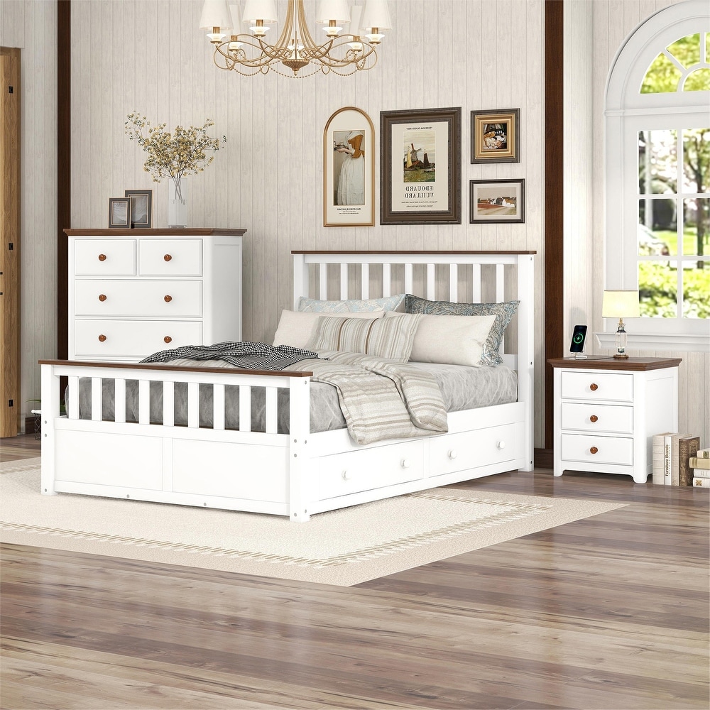 3 piece full shop size bedroom set