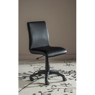 SAFAVIEH Office Black Hal Desk Chair - 18.1" x 22.4" x 32.5"