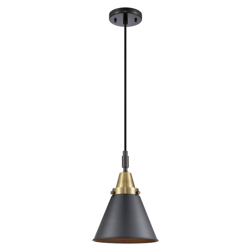 Innovations Lighting 447-1P-M13-BK Appalachian 8" Wide Mini Pendant