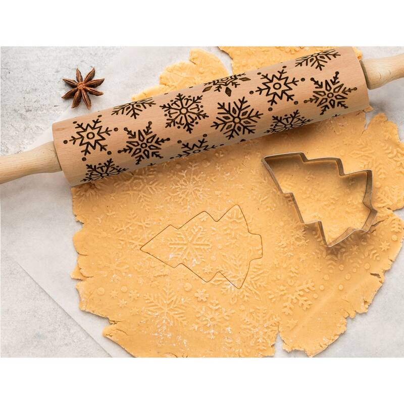 Mrs. Anderson's Baking Snowflake DesignRolling Pin
