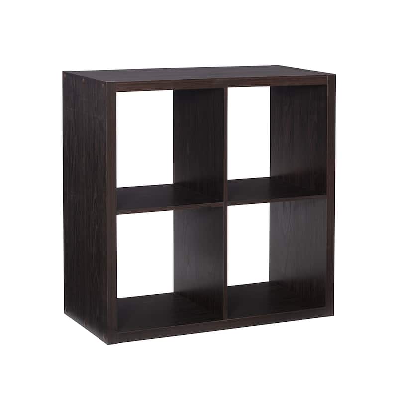 Four Cube Storage Cabinet - 30" - Espresso Brown