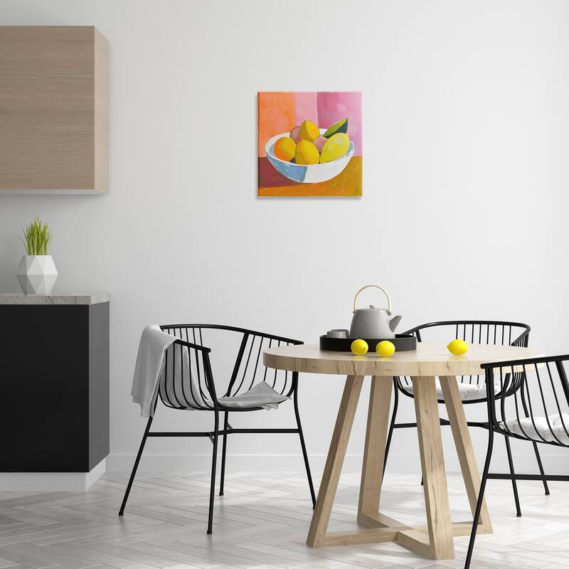 Stupell Bold Kitchen Citrus Fruits Canvas Wall Art Design By Walker Noble