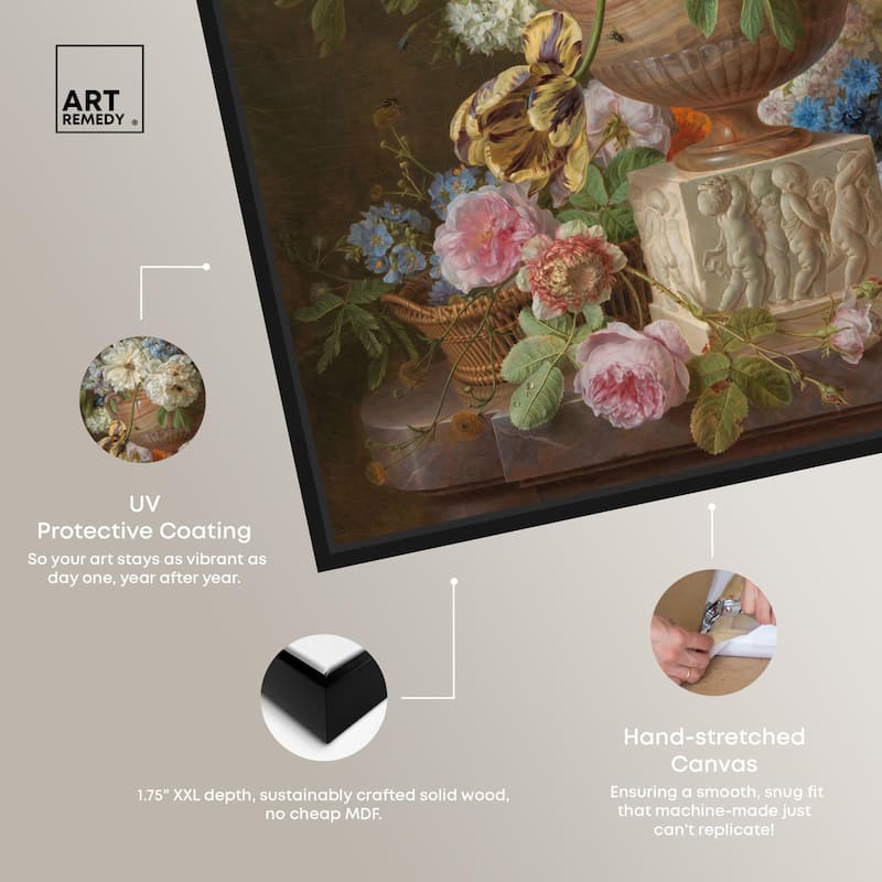 Alabaster Vase 1783 Canvas by Art Remedy