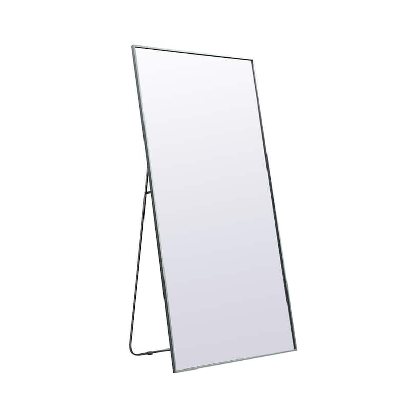 Indigo Home Metal Frame Rectangle Full Length Mirror 36x72 Inch