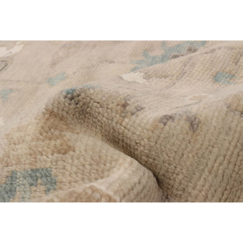 ECARPETGALLERY Hand-knotted Jules Serapi Taupe Wool Rug - 7'10 x 9'10