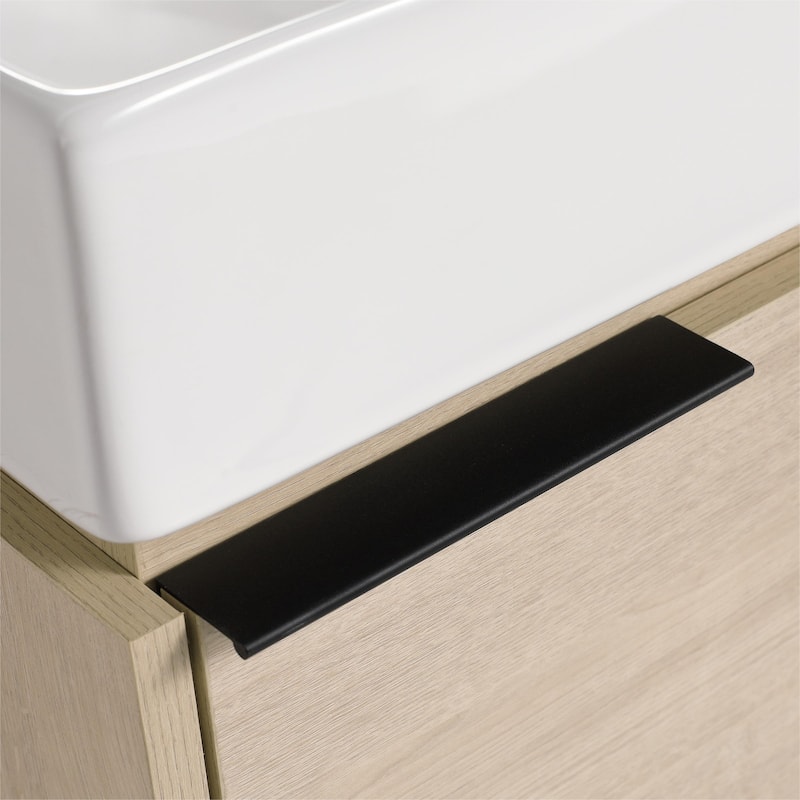 Bathroom Vanity With Sink In 18 Inch, Floating/Freestanding Bathroom Vanity With Soft Close Door