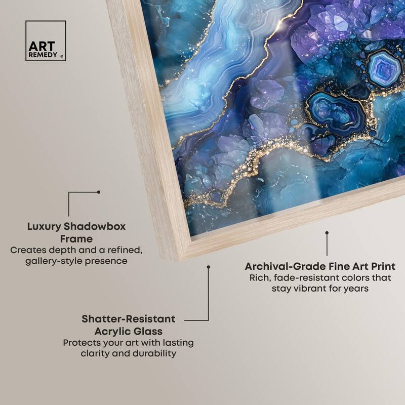 Galactic Geode II Shadowbox by Art Remedy