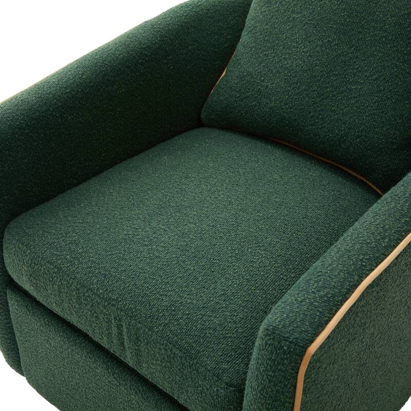 Christopher Knight Home - Averly Modern Upholstered Swivel Accent Chair with Curved Arms
