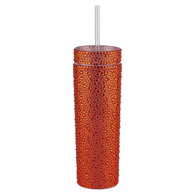 Sparkles Home Strass Rhinestone Tumbler - Orange