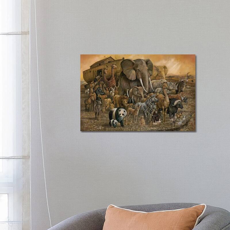 iCanvas "Noah's Ark" by Ruane Manning Canvas Print - 18x26x1.5