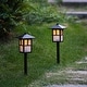 preview thumbnail 1 of 9, Set of 2 Pagoda Solar Pathway Lights