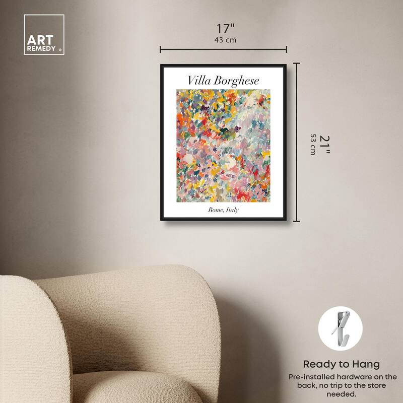 Villa Borghese Canvas by Art Remedy