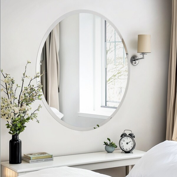 Frameless Bathroom Mirror Wall Mounted Modern Stylish Design