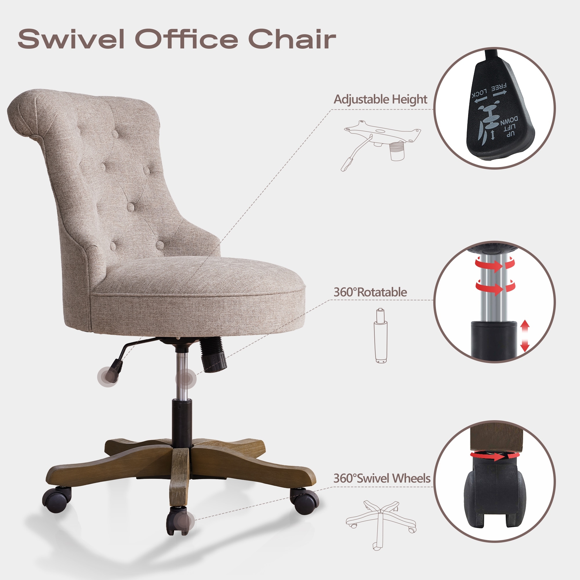 Dfs desk sale chair
