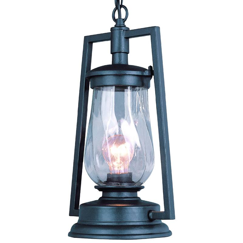 Volume Lighting 1-Light Indoor/Outdoor Antique Bronze Pendant - N/A