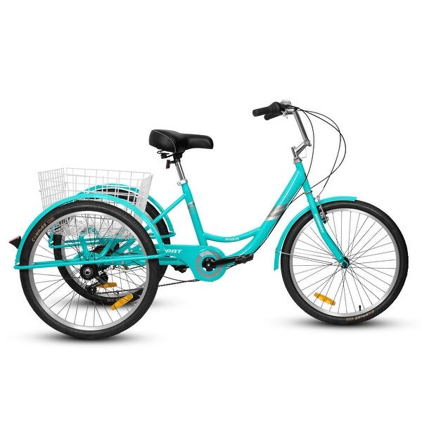 3 wheeled bicycles for seniors Trike Tricycle wheeler Black Balance Bike Bicycle adult 24 in 7 spee LIVE 4 BIKES Adult tricycle for seniors SENIORS & ADULTS! The 3