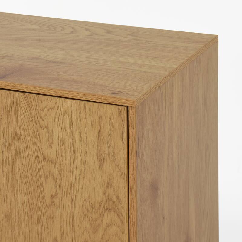 Modern Storage Cabinet with 3 Drawers and Adjustable Shelf for Living Room, Home Office, Entryway