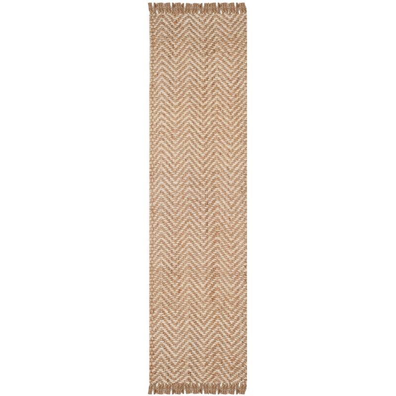 SAFAVIEH Handmade Natural Fiber Atlandida Casual Chevron Jute Rug