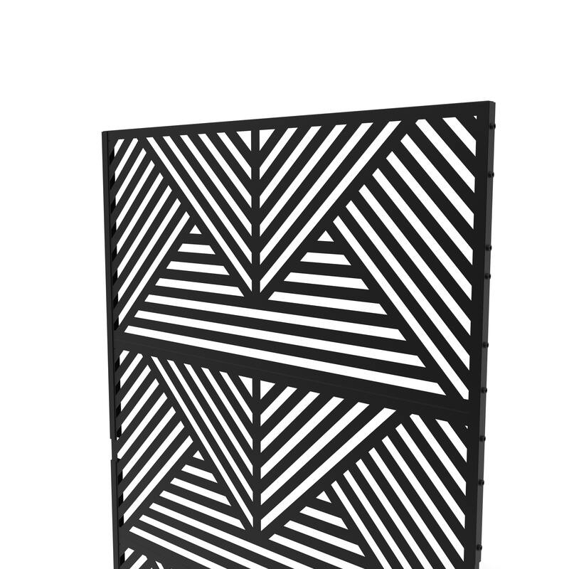Outdoor Free Standing Metal Privacy Screen