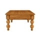 preview thumbnail 57 of 55, Rectangular 47" Wooden Coffee Table with Storage Drawer, Vintage Cocktail Table with Solid Wood Legs for Living Room Elegance
