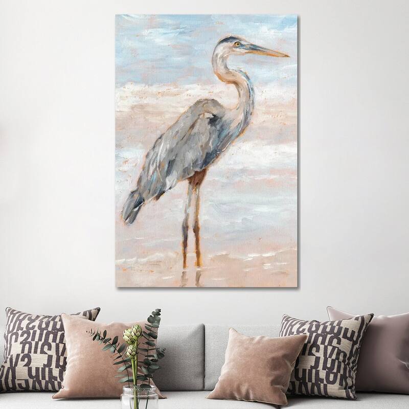 iCanvas "Beach Heron I" by Ethan Harper Canvas Print