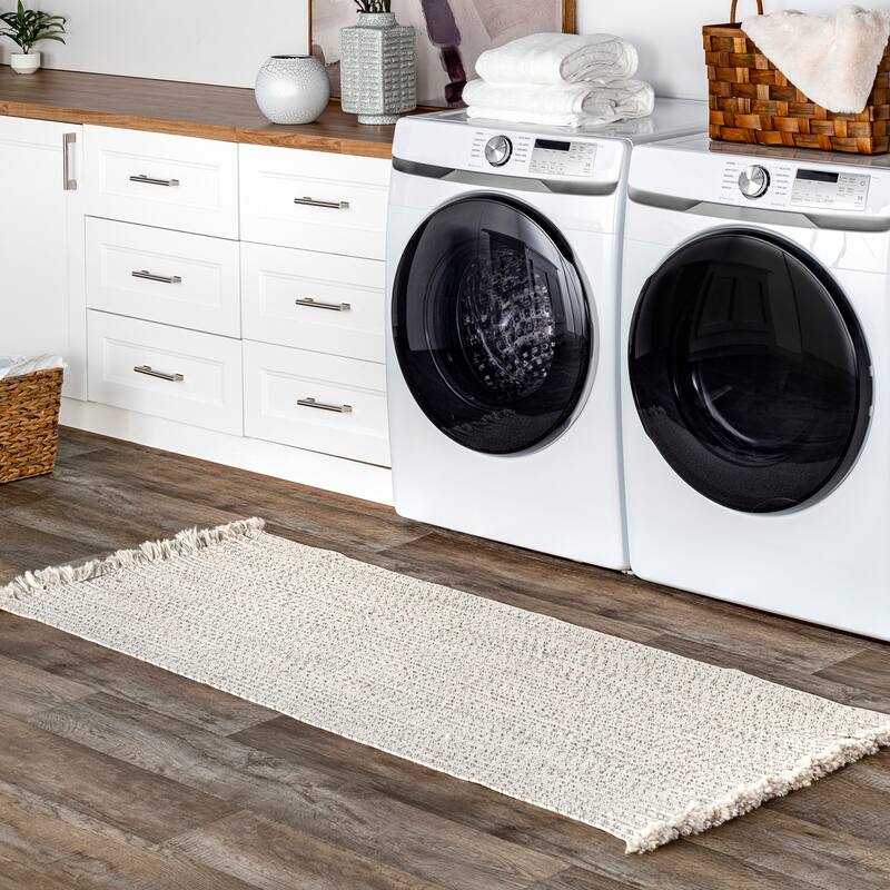 Nuloom Braided Courtney Tassel Indoor/Outdoor Area Rug