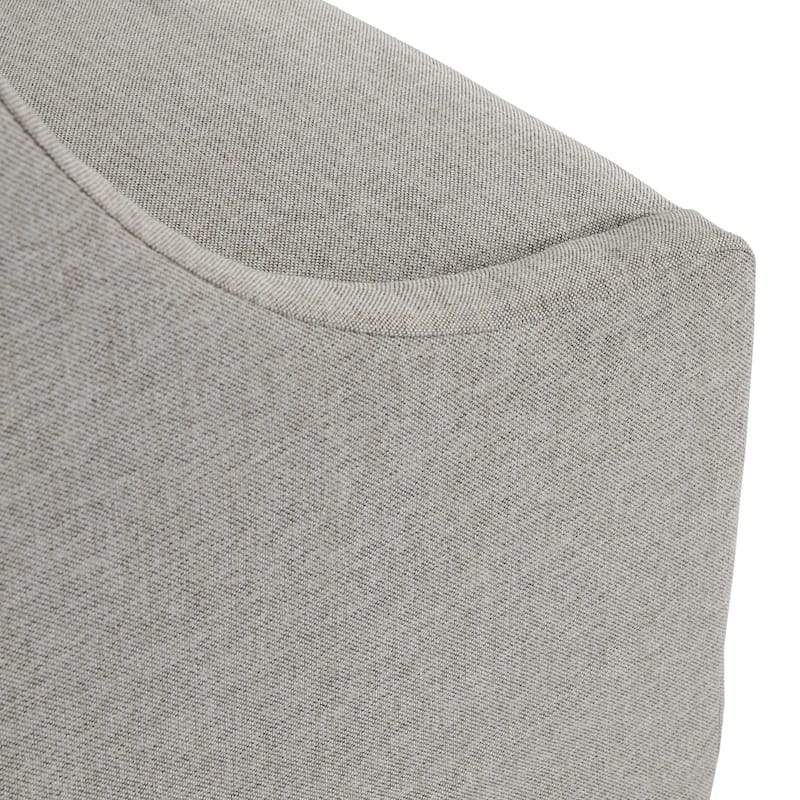 Classic Home Warwick Upholstered Rolling Dining Chair