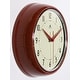 preview thumbnail 181 of 195, Infinity Instruments Round Retro Kitchen Wall Clock by Infinity Instruments