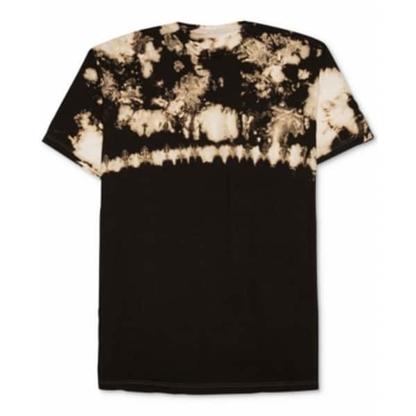 Shop Jem New Men S Black Size Medium M Bleach Wash Crewneck Tie Dye Tee T Shirt Overstock 18323134