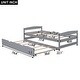 preview thumbnail 10 of 23, Twin Size Platform Bed with Twin Size Trundle