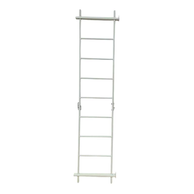 Plant Display Stand, 87 Inch 7 Tier Ladder Design, White Metal Body