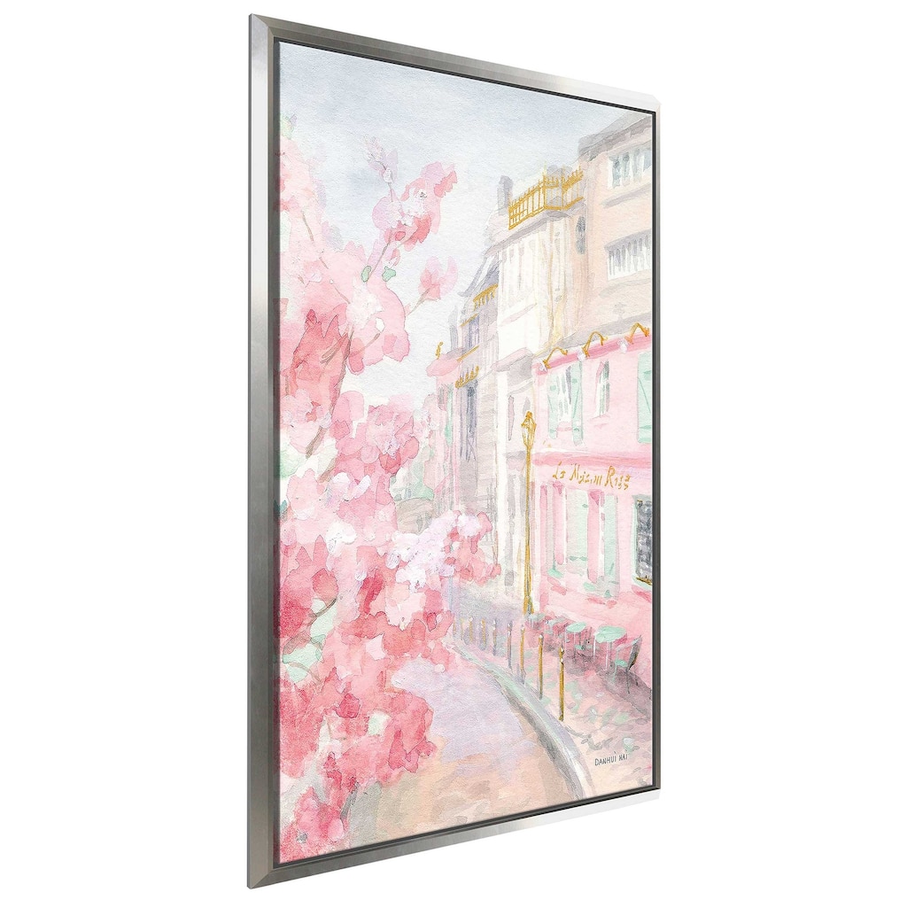 "Pastel Paris II" Print on Floating Canvas