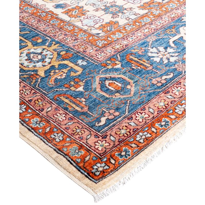 Serapi One-of-a-Kind Hand-Knotted Area Rug - Ivory - 8' 9" x 12' 1"