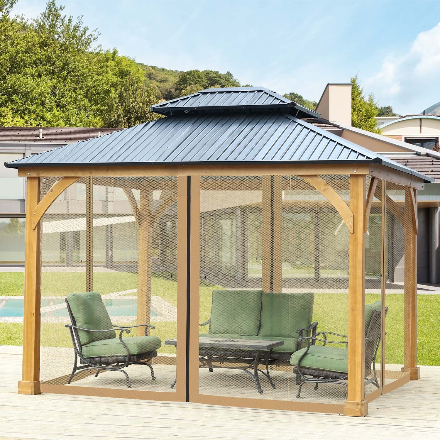 Gazebo hotsell screen replacement